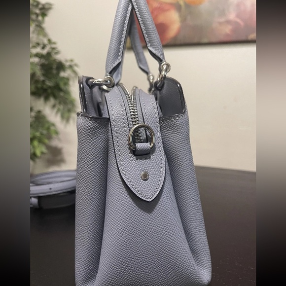 Coach Light blue  Leather Satchel - Picture 4 of 9